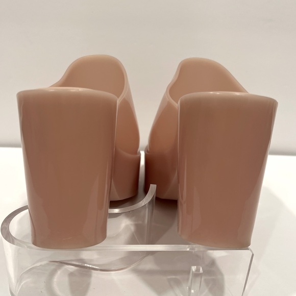LIKE NEW‼️Melissa Jelly Platform Mule Beige/Nude -Size 8 - Picture 6 of 12